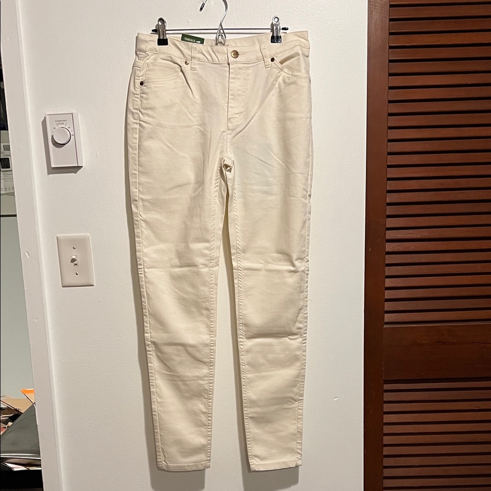 Toad&Co Women's Slim-Fit Cream Jeans